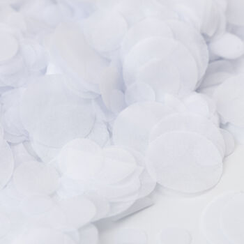 White Wedding Confetti | Biodegradable Paper Confetti, 3 of 5