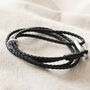 Men's Personalised Double Cord Wrap Bracelet, thumbnail 6 of 8