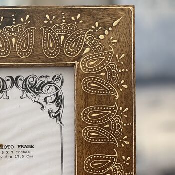 Wooden Picture Frame: Tabletop Photo Display, Artisan Crafted, 4 of 12