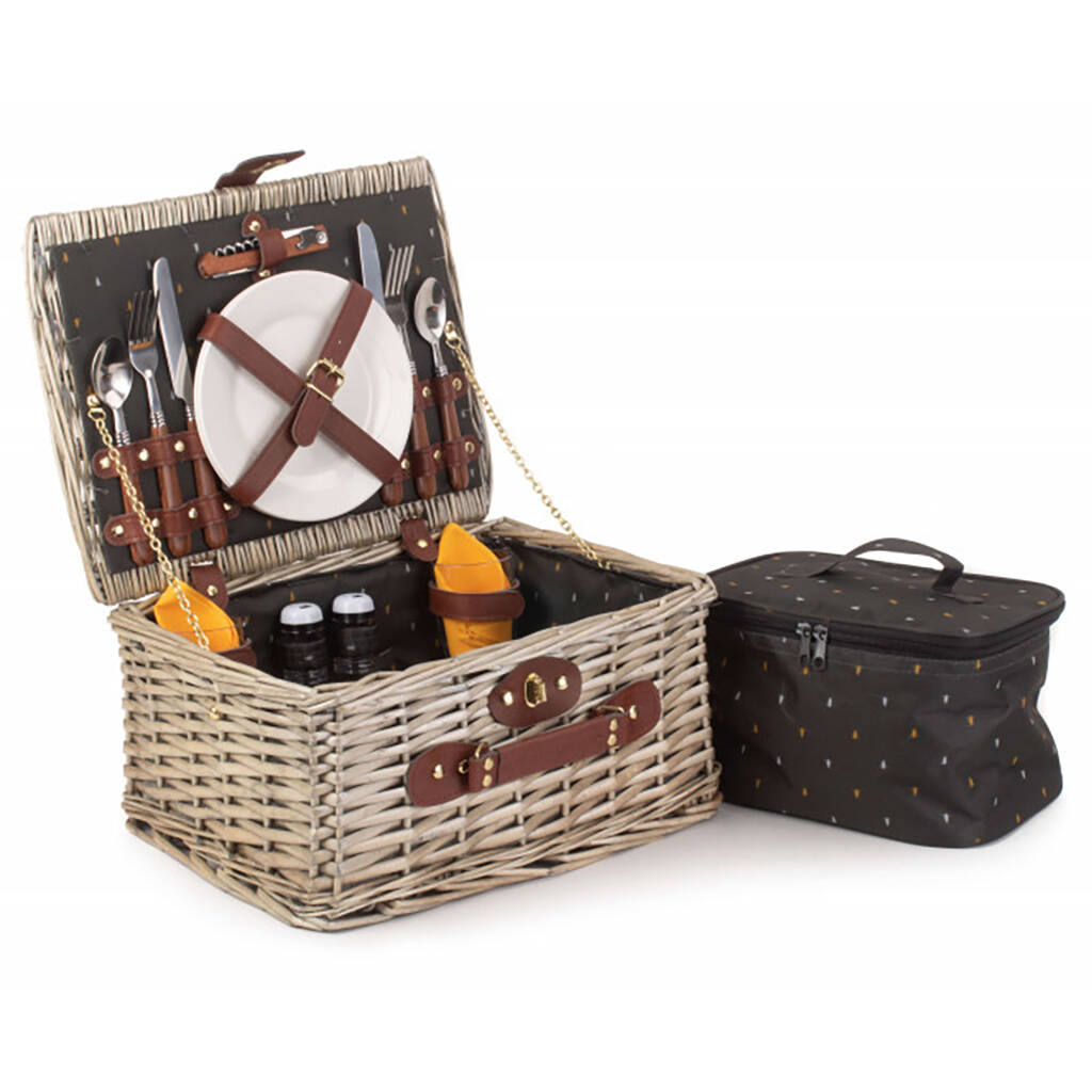 Petworth Personalised Traditional Picnic Basket By Dibor