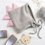 Dinosaur Baby Bonnet Easy Knitting Kit, thumbnail 7 of 12