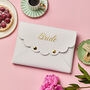 Personalised Vegan Leather Bride Pouch, thumbnail 2 of 5
