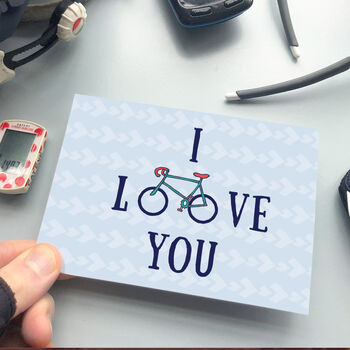 Bike Love Anniversary, Wedding, Love Card, 2 of 2