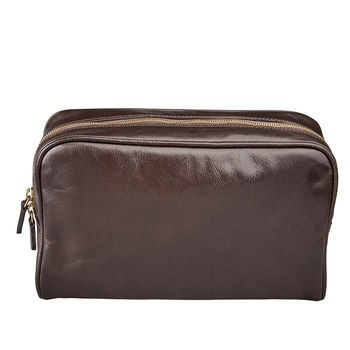 Luxury Leather Toiletry Bag. 'The Raffaelle', 7 of 12