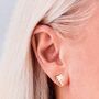 Oasis Inspired Palm Tree Earrings In Sterling Silver, thumbnail 7 of 7