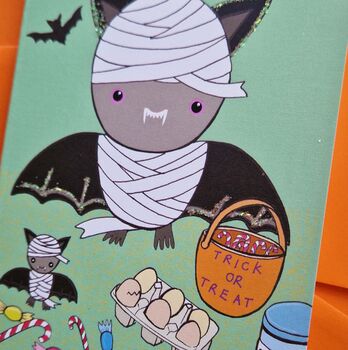 'Trick Or Treat' Greeting Card, 2 of 3