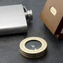 Personalised Travel Brass Compass With Wooden Box, thumbnail 1 of 4