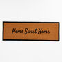 Home Sweet Home Long Natural Coir Door Mat, thumbnail 2 of 4
