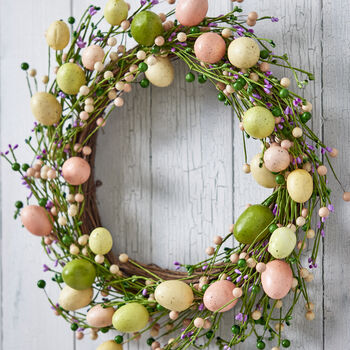 Spring Pastel Easter Eggs Wreath, 3 of 6