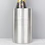 Personalised Diamond Stainless Steel Wine Cooler, thumbnail 1 of 3