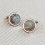 Personalised Vintage Round Map Cufflinks, thumbnail 2 of 9