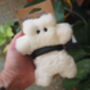 Teddy Bear Shaped Sheepskin Handwarmer, thumbnail 1 of 5