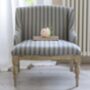 Margot Chair In Ticking Stripe, thumbnail 3 of 7