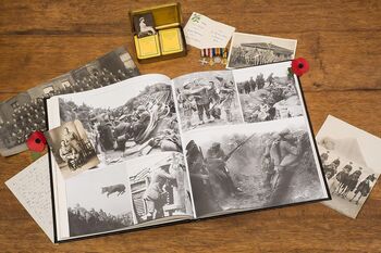 Ww1 Pictorial Personalised Deluxe War History Book, 7 of 8