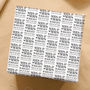 Personalised Wedding Date Wrapping Paper, thumbnail 3 of 3