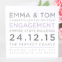 Personalised Typography Engagement Card, thumbnail 8 of 10