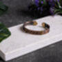 Engraved Dark Copper Bracelet For Men, thumbnail 3 of 3