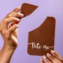 'Bite Me' Chocolate Bar, thumbnail 1 of 9