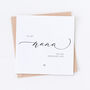 Nan On The Day Wedding Card, thumbnail 6 of 8