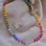 Rainbow Gemstone Necklace, thumbnail 5 of 5