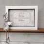 Framed Gift With Birth Details Embroidered Baby Gift, thumbnail 3 of 12