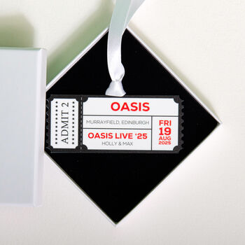 Personalised Event Ticket Decoration, 2 of 8