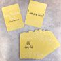 Mustard Yellow Baby Milestone Cards, thumbnail 1 of 5