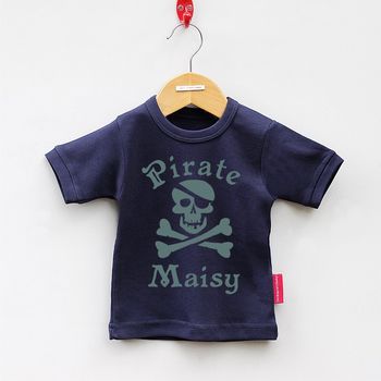 Personalised Pirate Short Sleeved T Shirt, 6 of 12