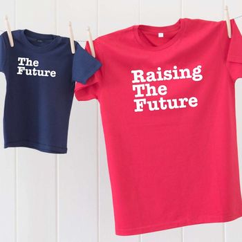 Father And Child The Future T Shirt Set, 2 of 3