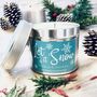 Let It Snow Candle Tin, thumbnail 1 of 3