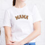 Leopard Print Mama Modern Mother's Day Tee, thumbnail 4 of 6