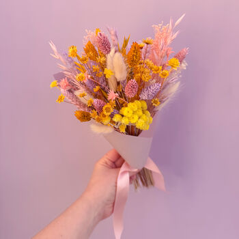 Pastel Dried Flower Arrangement, 3 of 9
