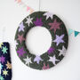Green And Multi Colour Star Decorative Letter, thumbnail 1 of 6