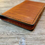 Leather Passport Holder, Burnt Tan, thumbnail 4 of 7