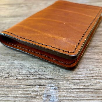 Leather Passport Holder, Burnt Tan, 4 of 7