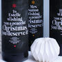 Personalised Teachers Christmas Wine Labels, thumbnail 3 of 4