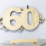 Personalised 60th Birthday Card With Butterflies, thumbnail 4 of 11