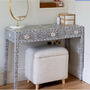 Bouclé Dressing Table Stool, thumbnail 1 of 6