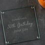 Personalised Glass Birthday Coaster, thumbnail 1 of 3