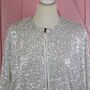 Silver Lover Sequin Jacket, thumbnail 3 of 3