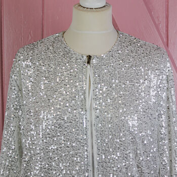 Silver Lover Sequin Jacket, 3 of 3