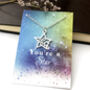 Sterling Silver You Are A Star Necklace, thumbnail 1 of 12