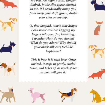 I Love My Dog Poem Print By Over & Over | notonthehighstreet.com