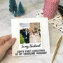Husband Christmas 3D Photo Card, thumbnail 1 of 4