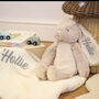 Personalised Rabbit And Matching Blanket Soft Toy, thumbnail 1 of 12