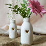 Bottle Vase With Gold Heart, thumbnail 3 of 8
