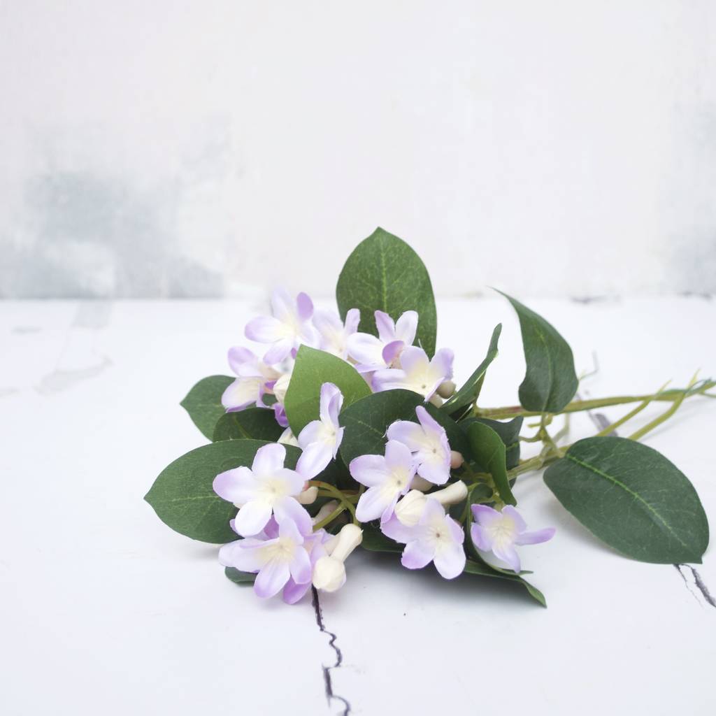 Soft Lilac Artificial Flower Bouquet In Vase By Abigail Bryans Designs ...