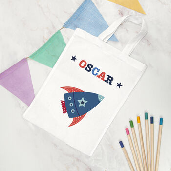 Personalised Boy's Fabric Party Bag, 2 of 11