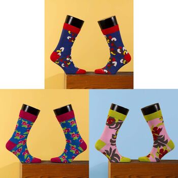 Cotton Socks Floral Design Collection, 2 of 9
