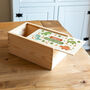 Personalised Dinosaur Keepsake Box With Sliding Lid, thumbnail 3 of 5